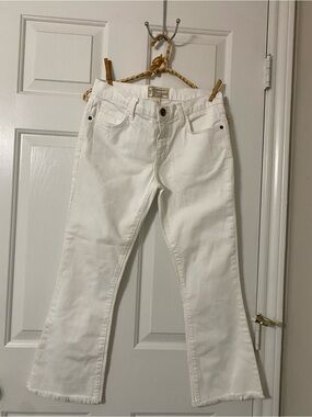 Current/Elliott White Flare Jeans